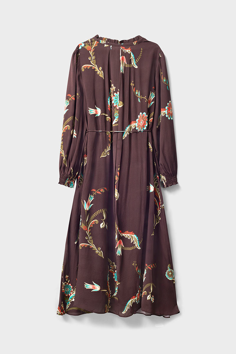 Jeanie Botanical Print Maxi Dress