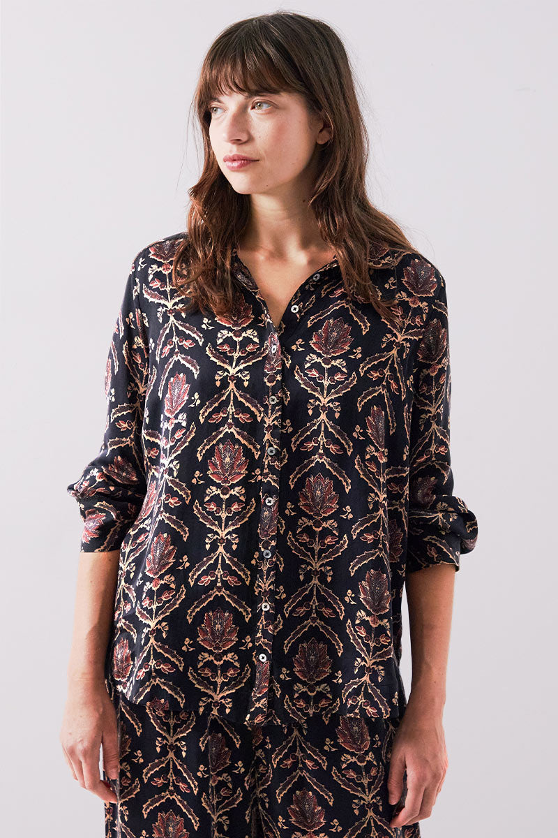 Jesi Floral Satin Shirt
