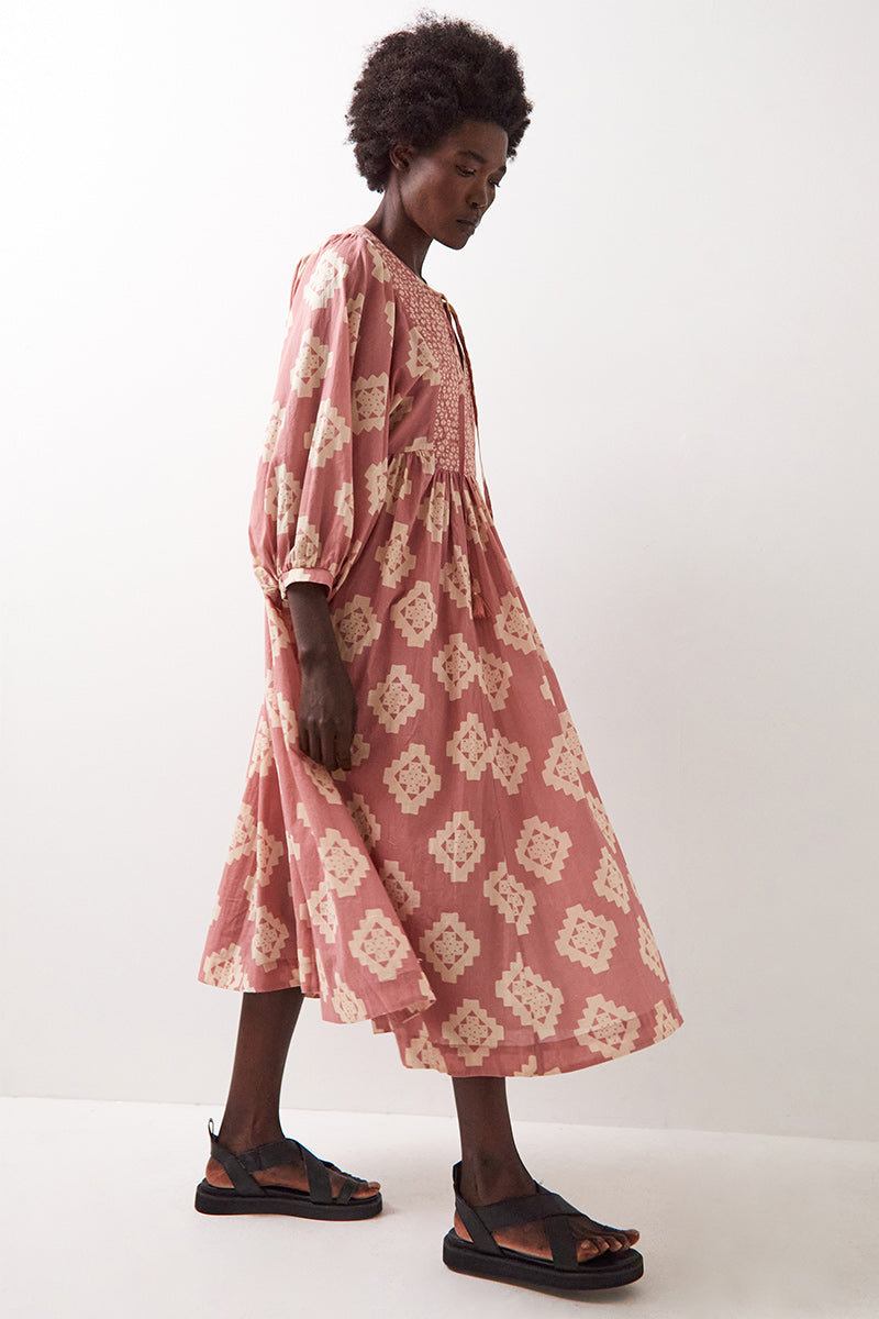 Kaira Cotton Midi Dress