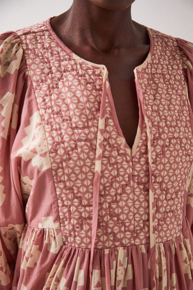 Kaira Cotton Midi Dress