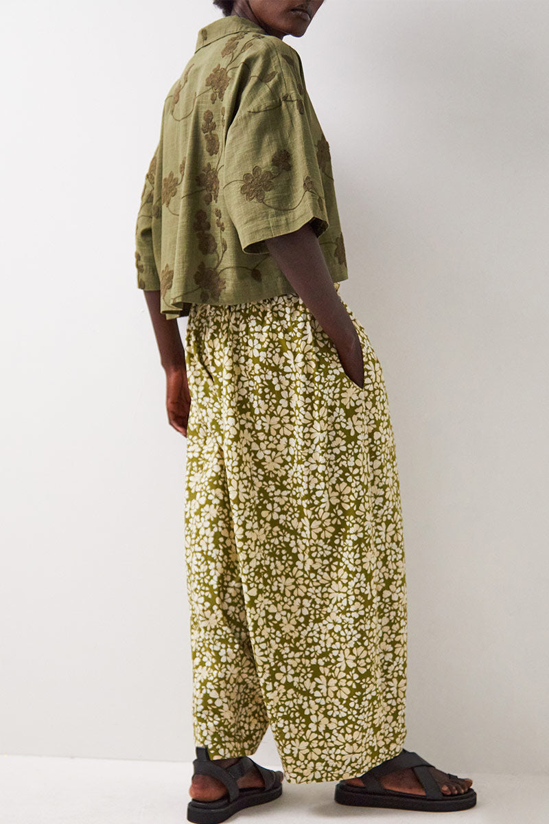 Karlie Cotton Wide Leg Trousers