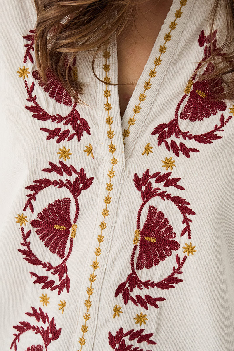 Katie Cotton Corduroy Top