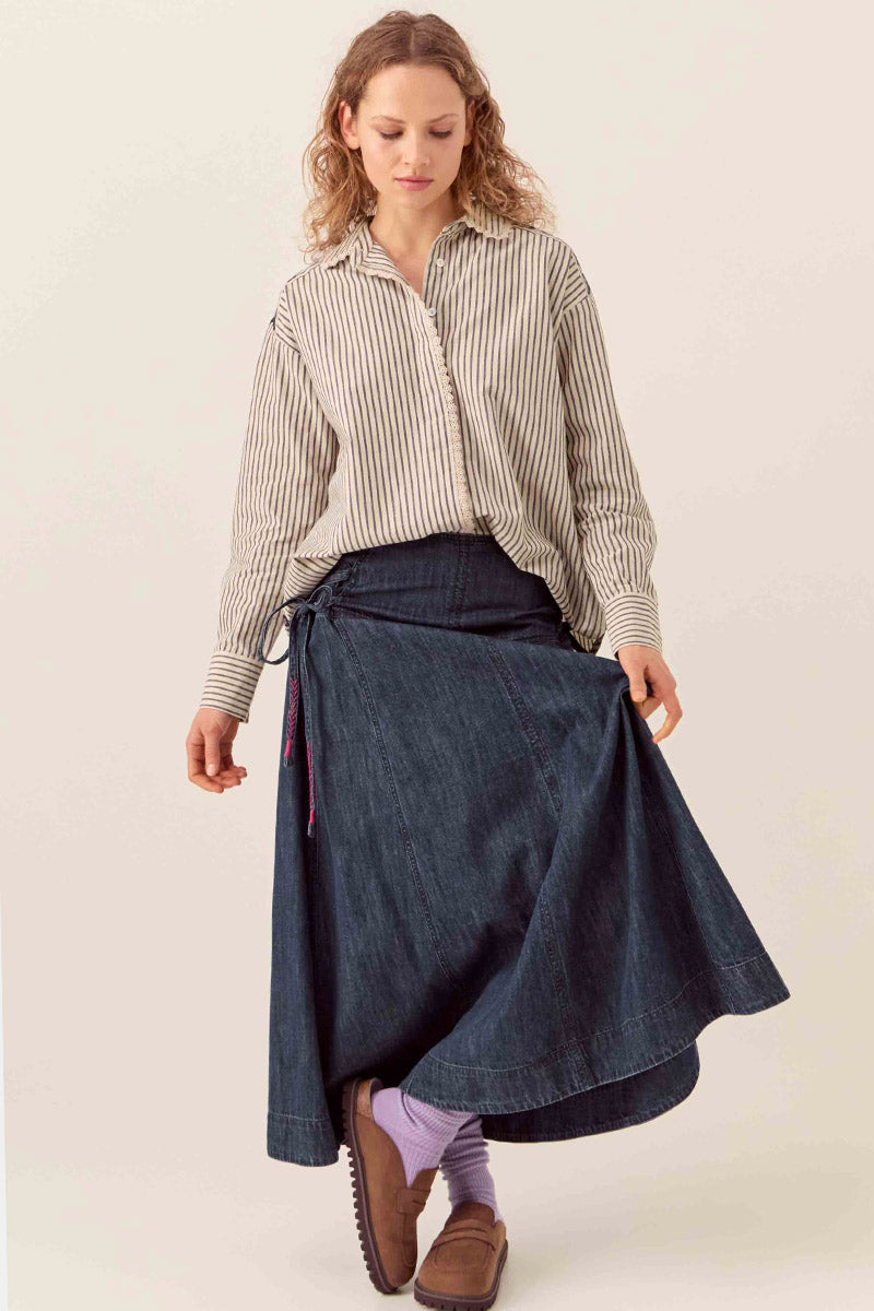 Katya Tailored Striped Shirt