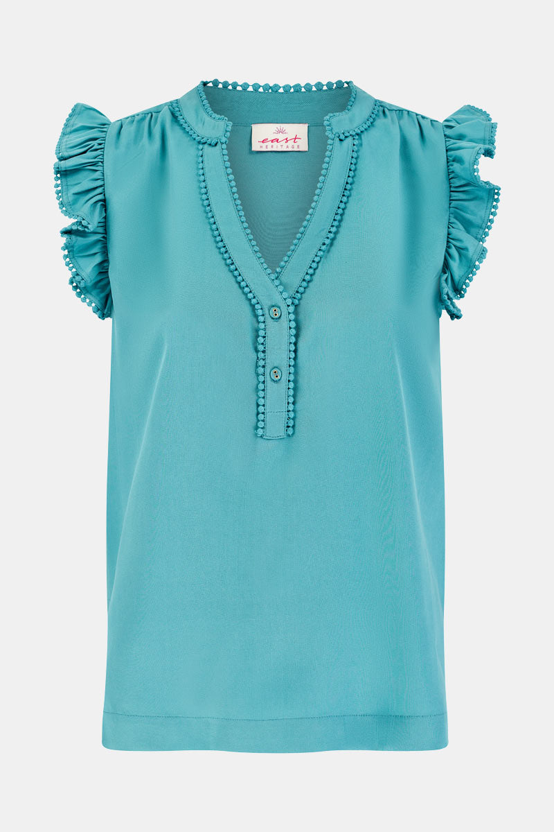 Keelie Frill Sleeve Top