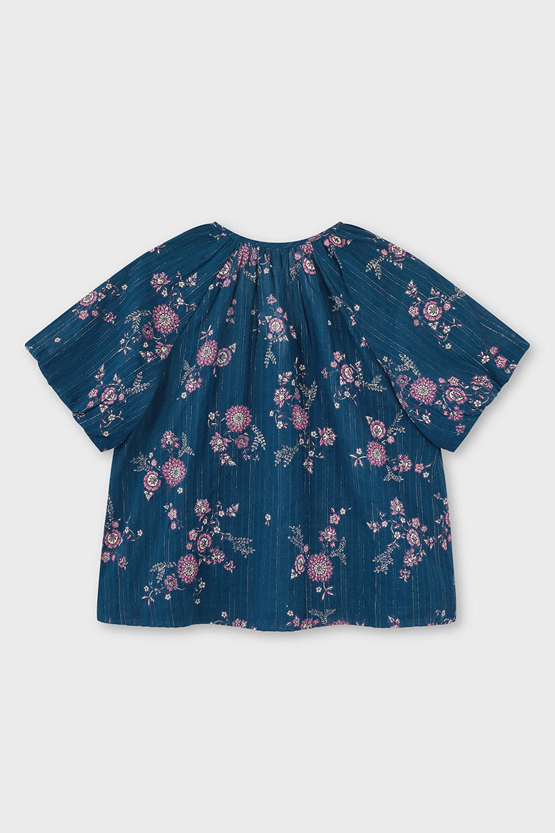 Layla Floral Print Cotton Top
