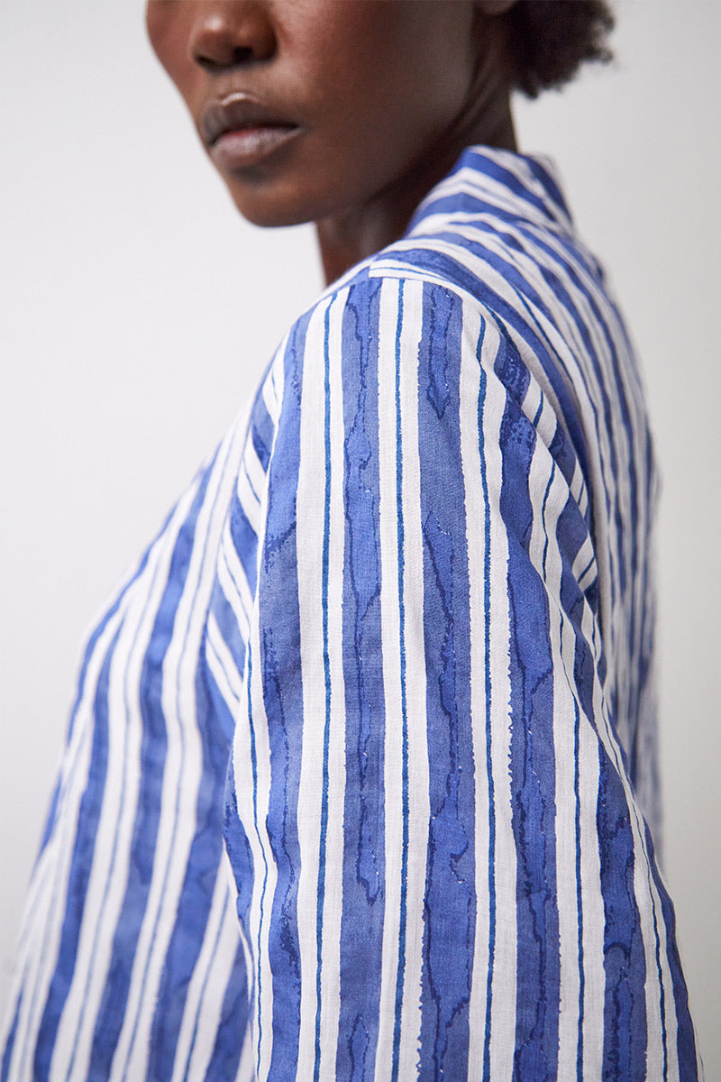 Linn Striped Cotton Dress