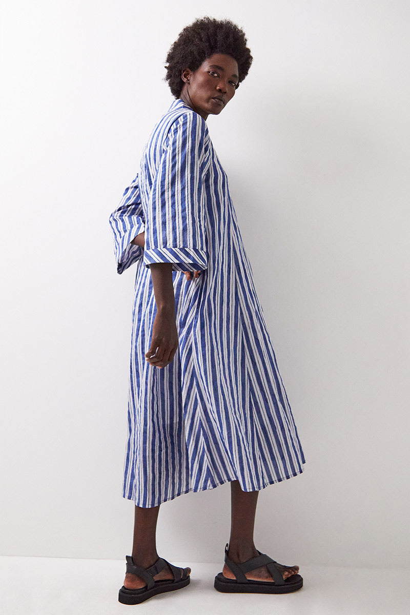 Linn Striped Cotton Dress
