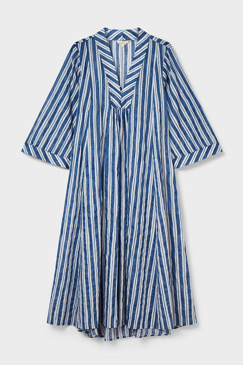 Linn Striped Cotton Dress