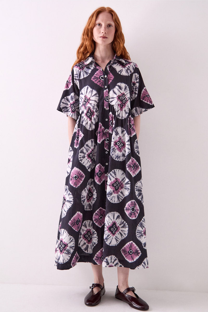 Lucia Tie-Dye Cotton Dress