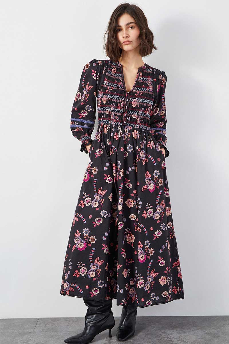Madison Floral Print Dress