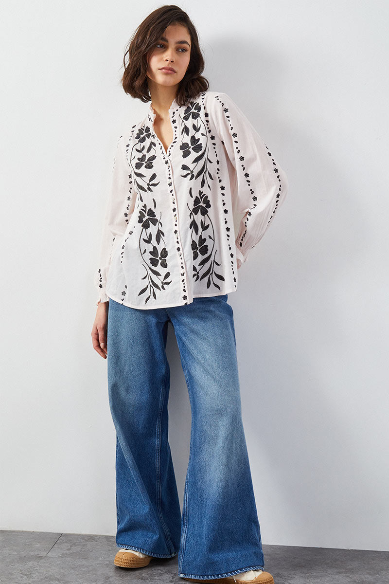 Manon Embroidered Top