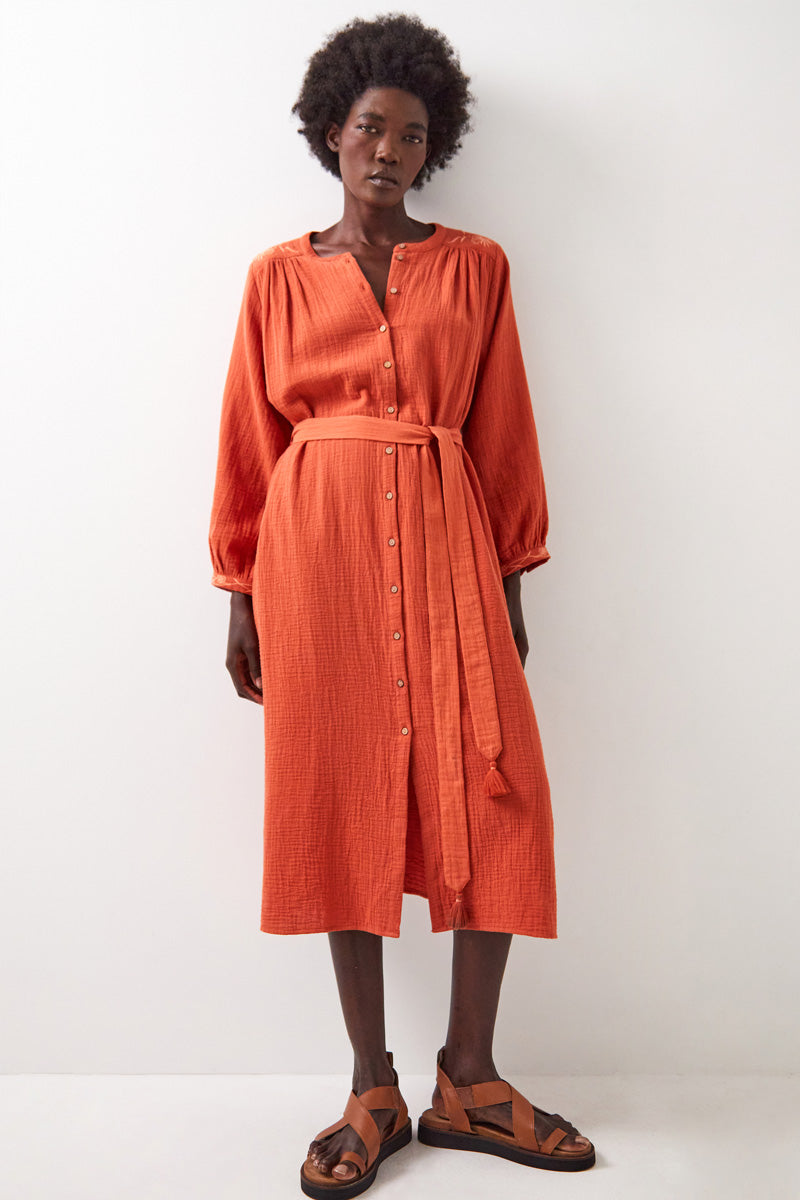 Margot Cotton Midi Dress