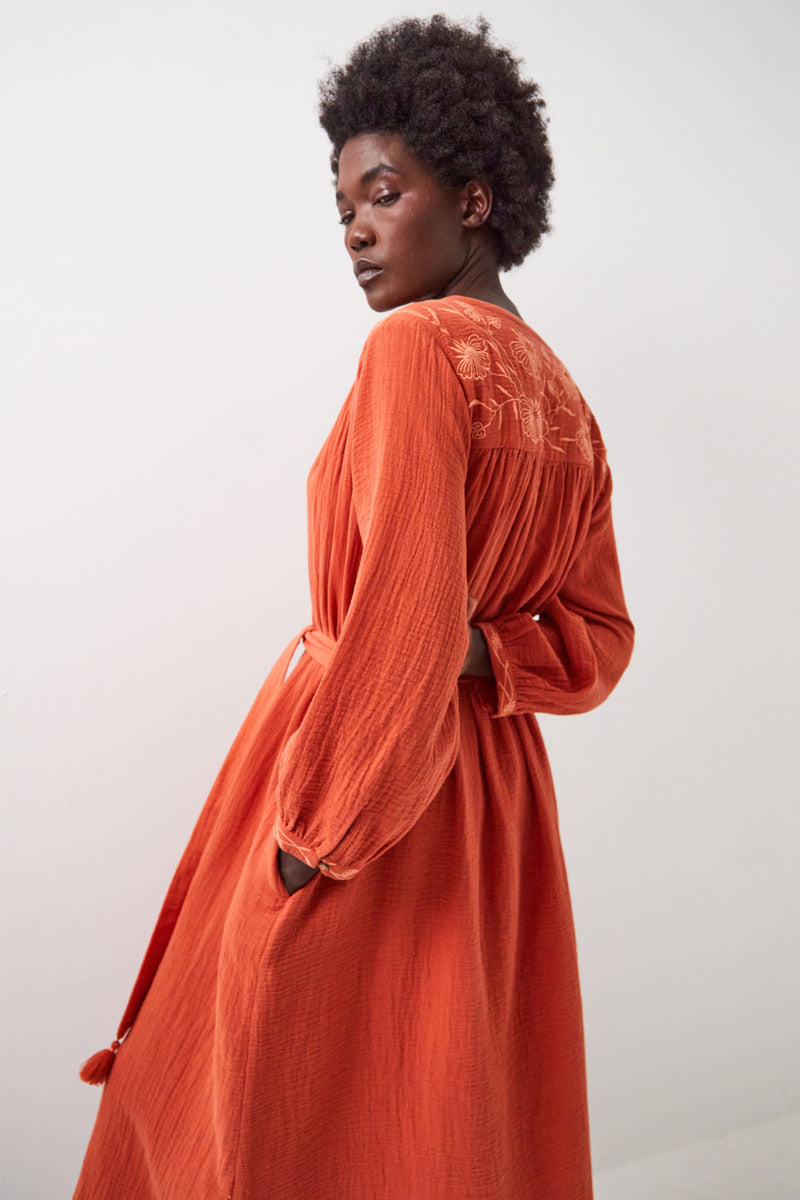 Margot Cotton Midi Dress