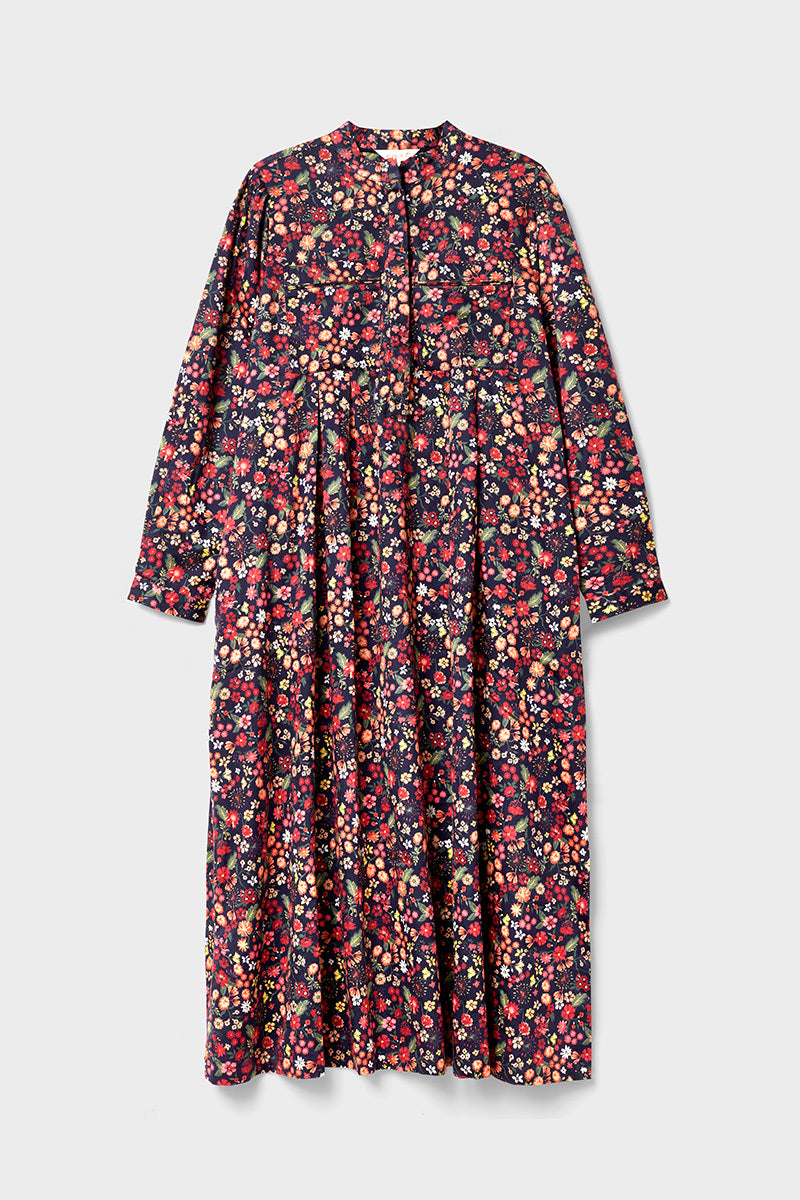 Mariel Floral Print Cotton Dress