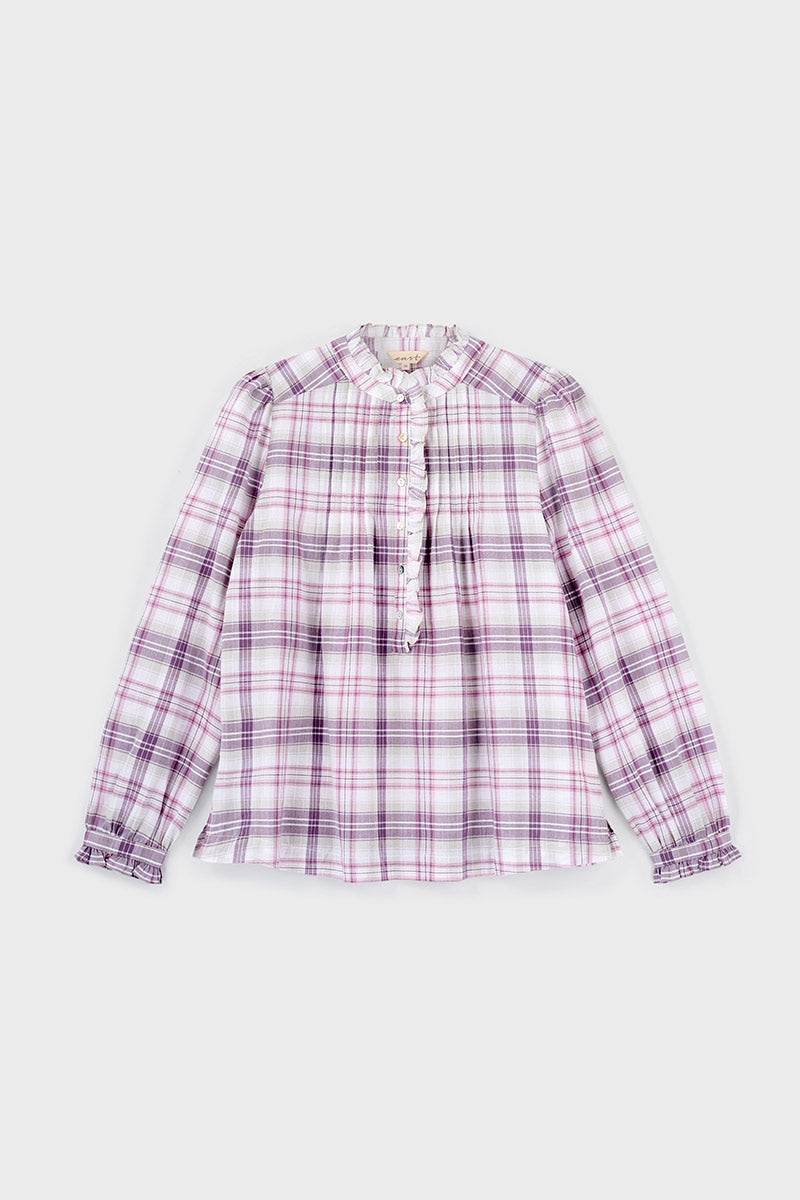 Mina Check Cotton Shirt