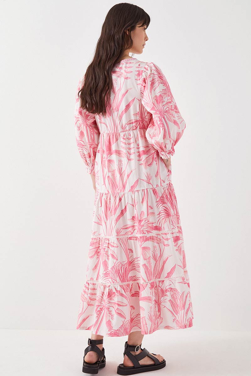Nanda Palm Printed Dress