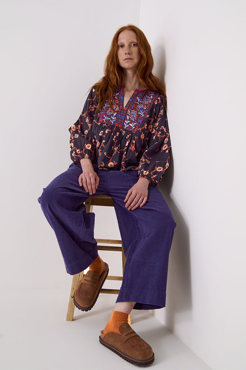 Natalie Cord Trousers Navy