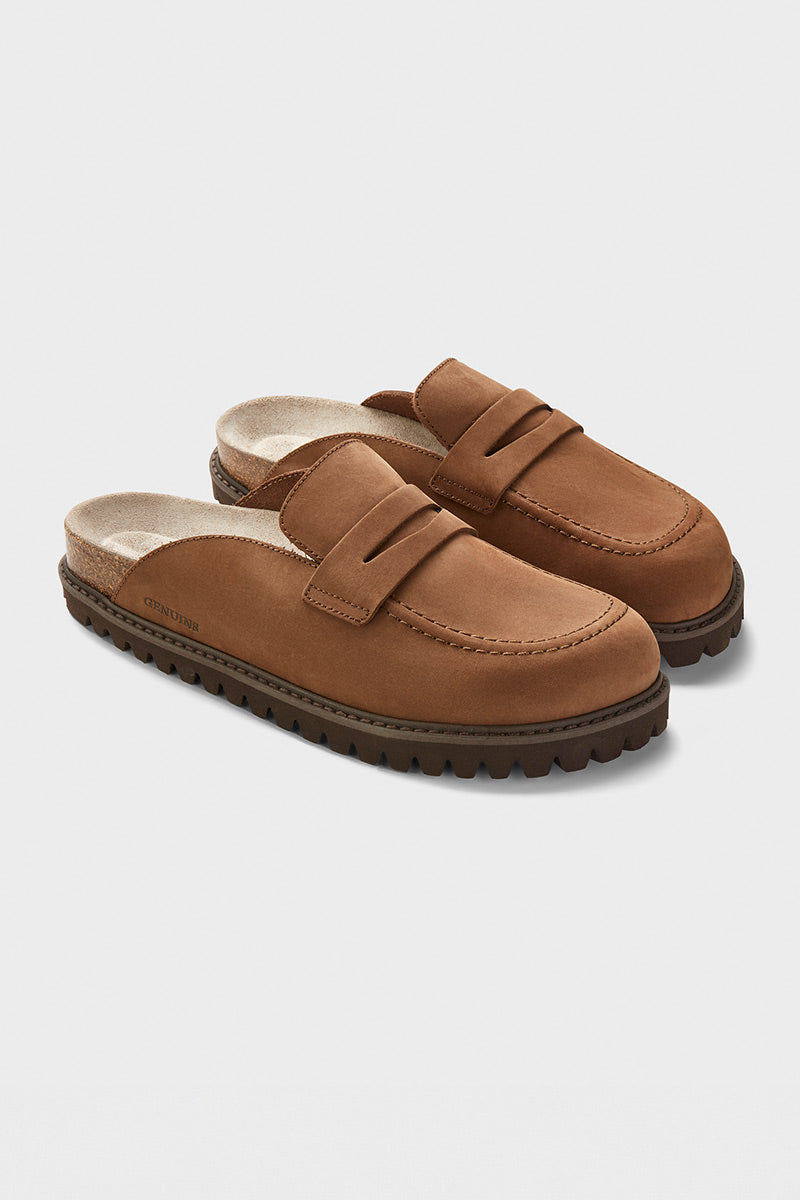 Lois Nubuck Tan Shoe