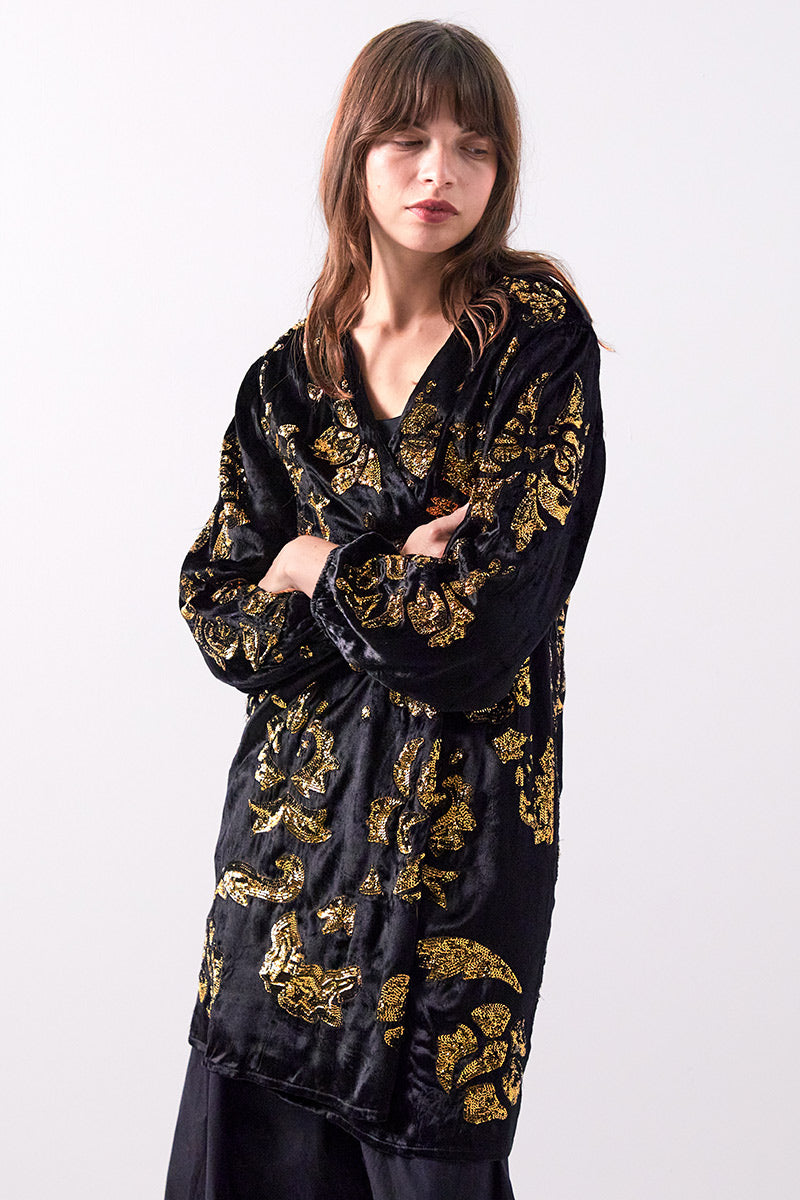 Orla Embellished Velvet Jacket