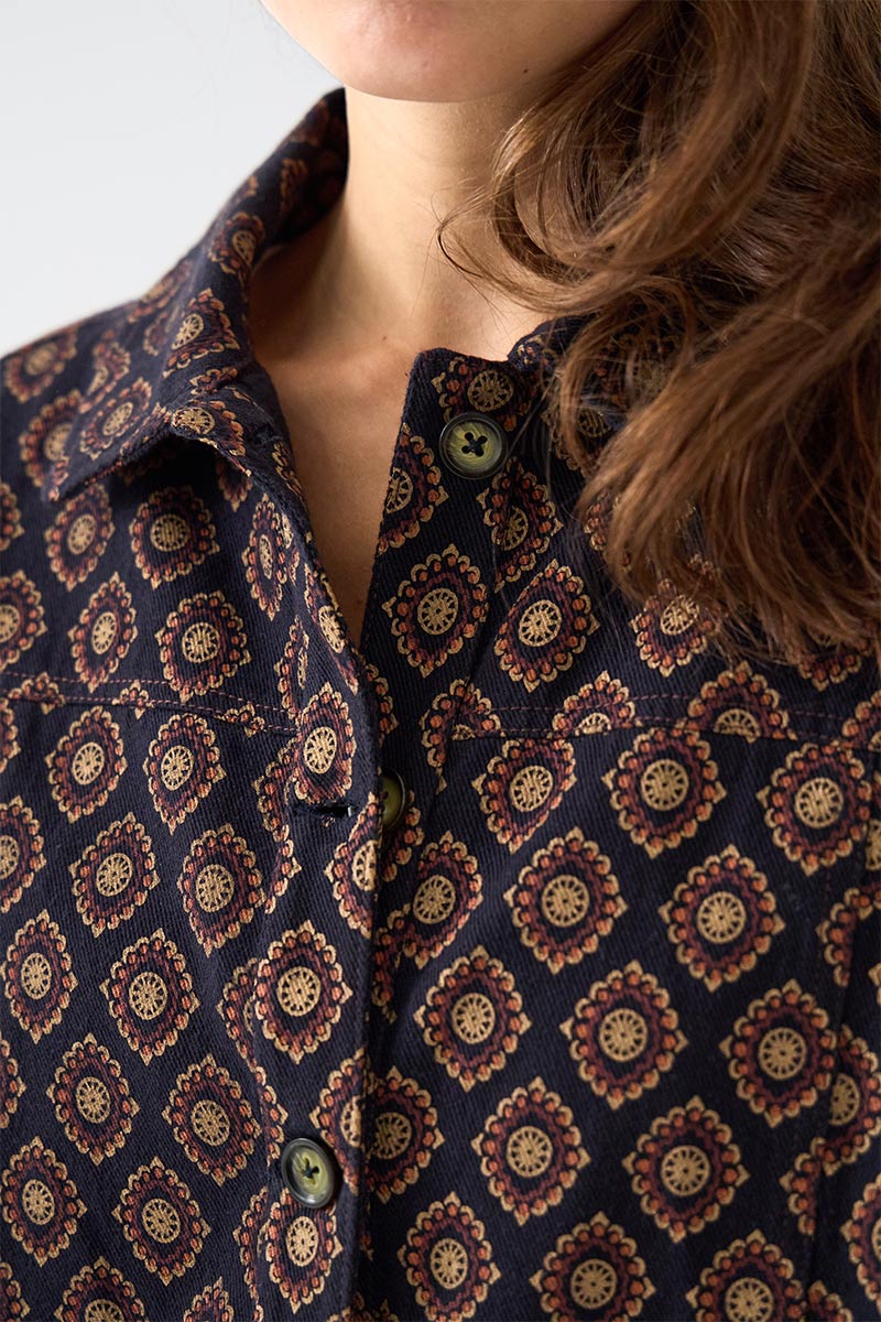 Pheba Printed Cotton Twill Jacket