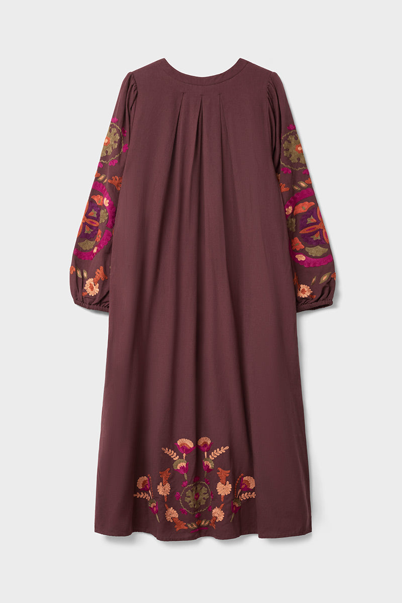 Preeti Embroidered Cotton Dress