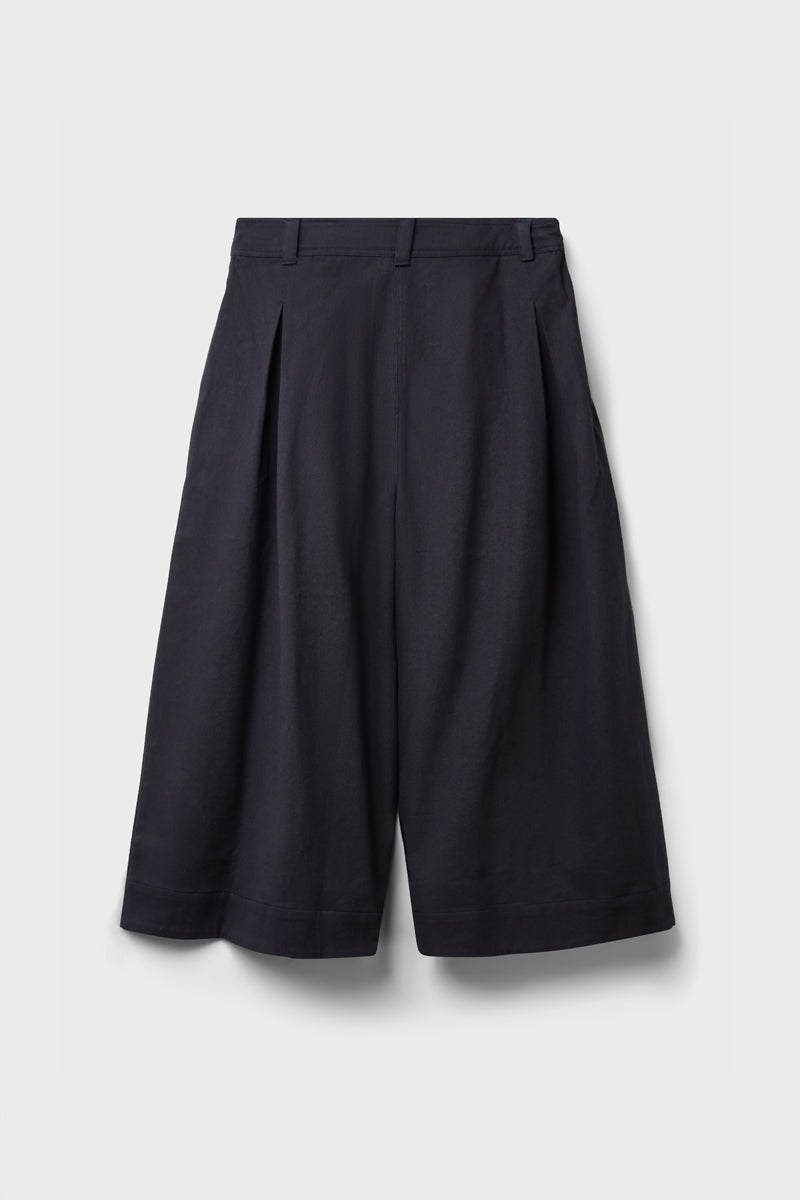 Rosie Charcoal Cotton Twill Trousers