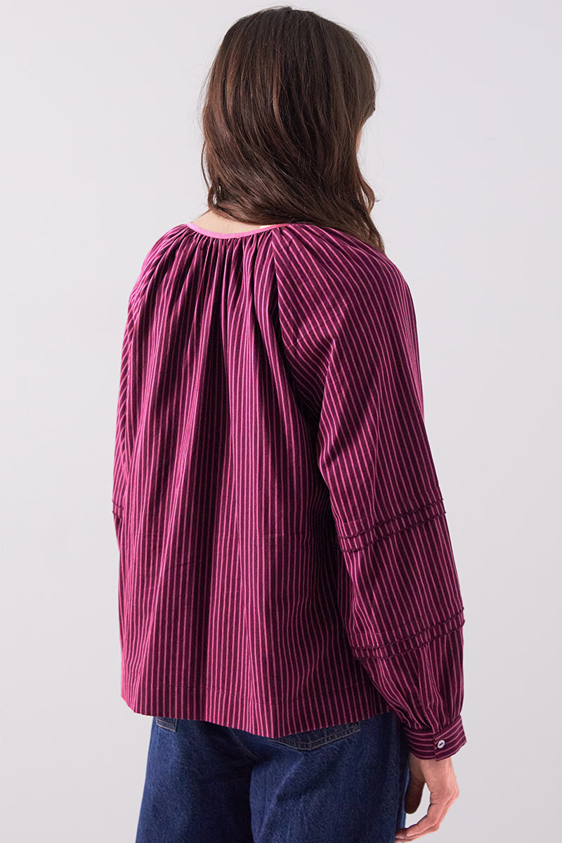 Sereni Striped Cotton Shirt