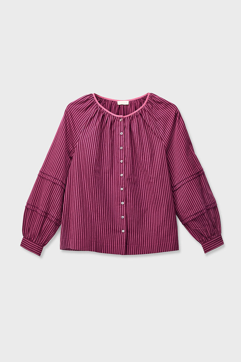 Sereni Striped Cotton Shirt