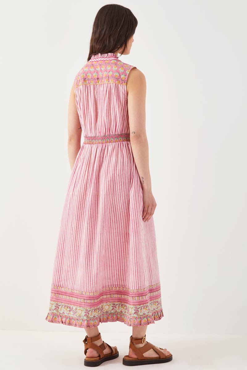 Taryn Printed Pink Dress
