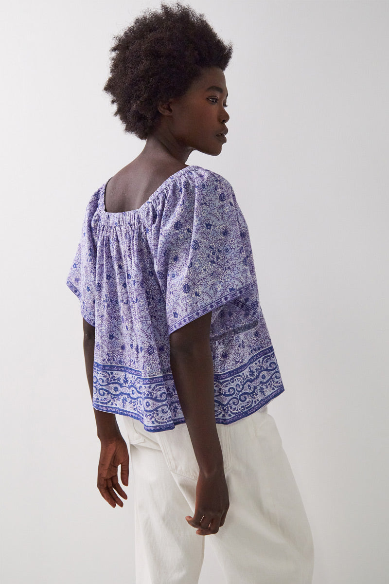 Tiera Cotton Printed Top