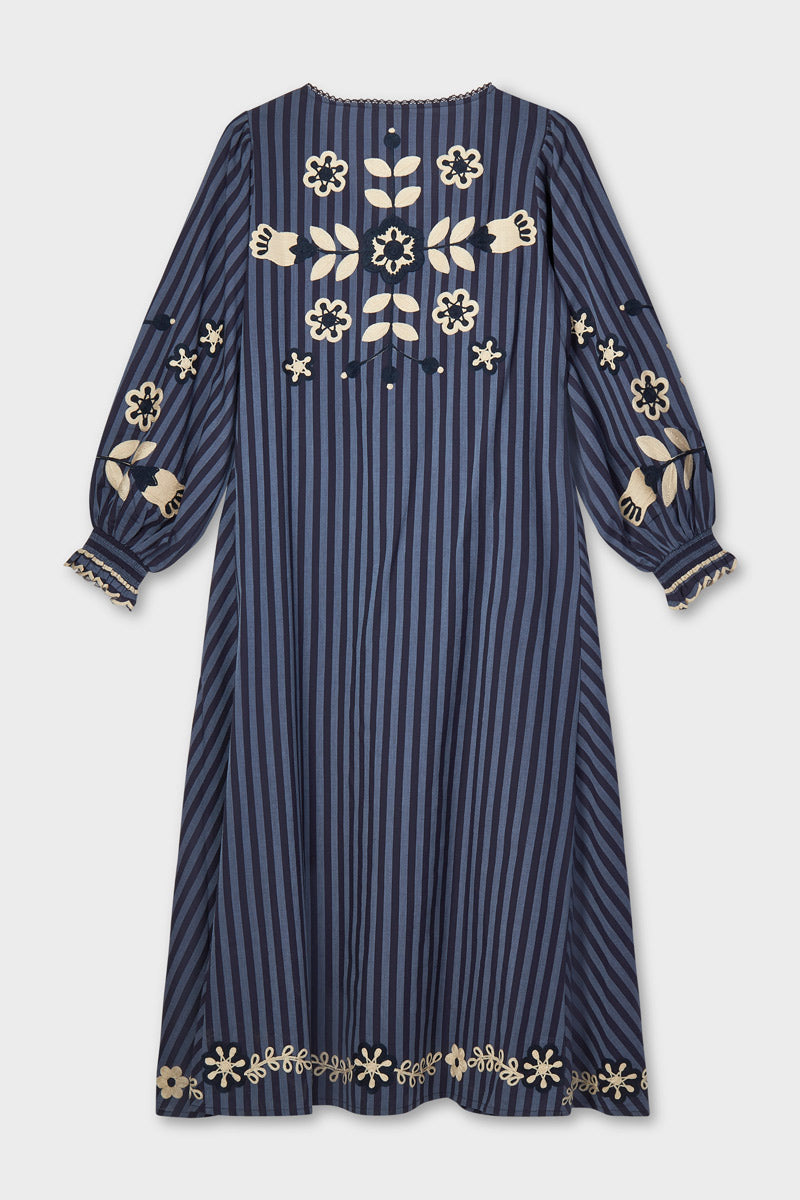 Zaria Embroidered Cotton Dress