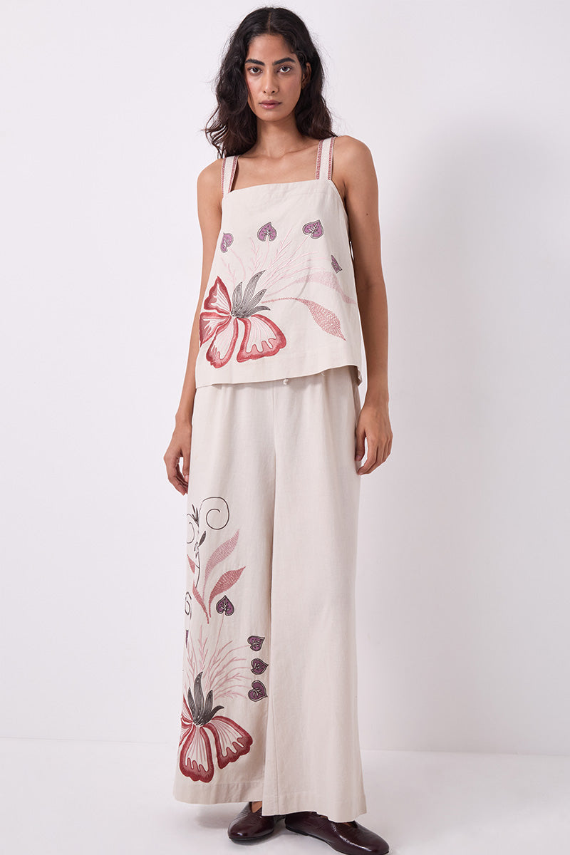 Zhandra Embroidered Trousers