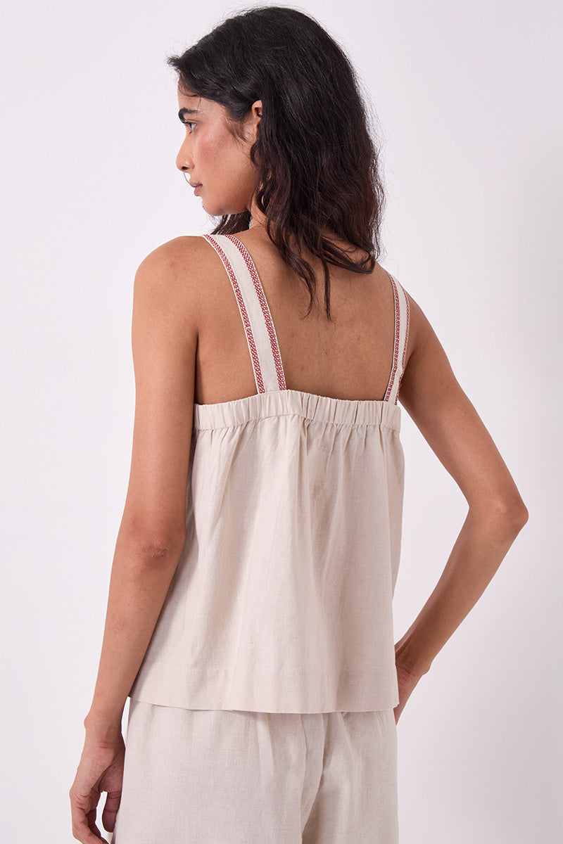 Zhandra Embroidered Cami Top
