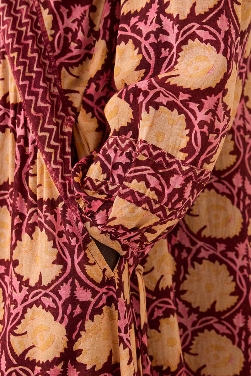 Zinnia Floral Print Lightweight Dress