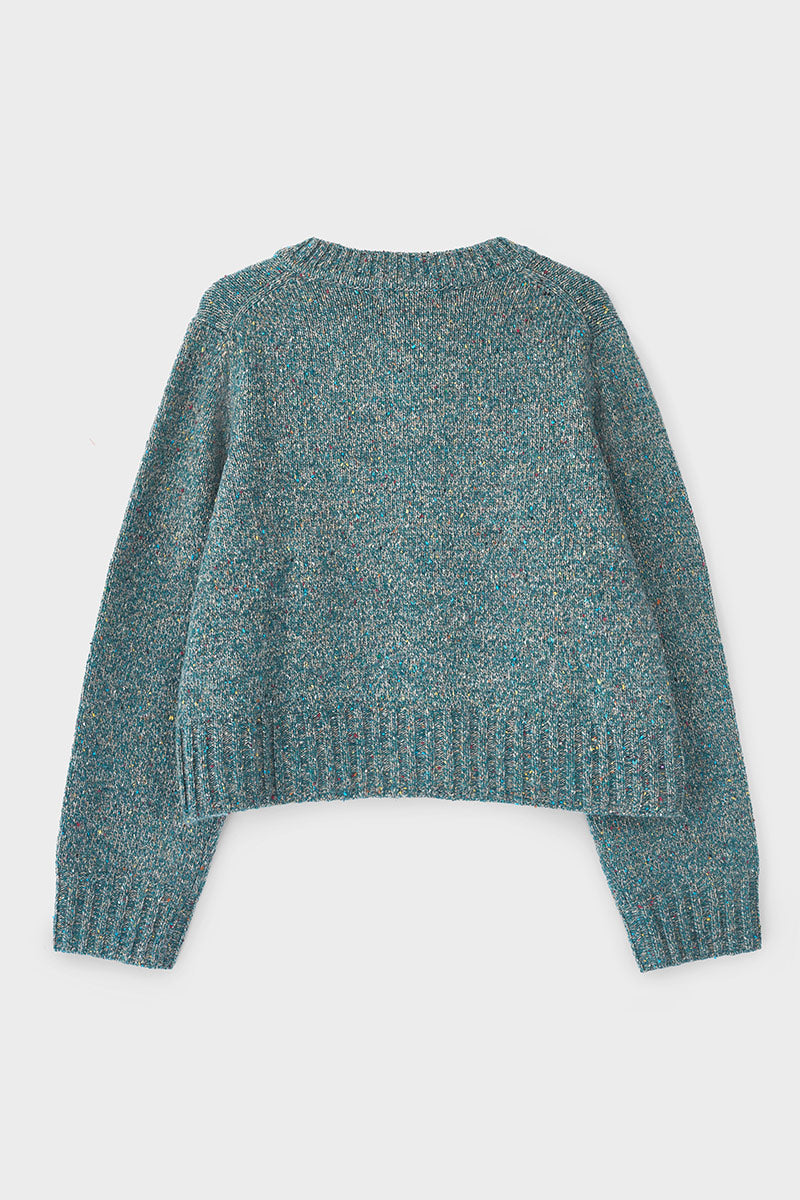 Zoya Donegal Knit Cardigan Teal