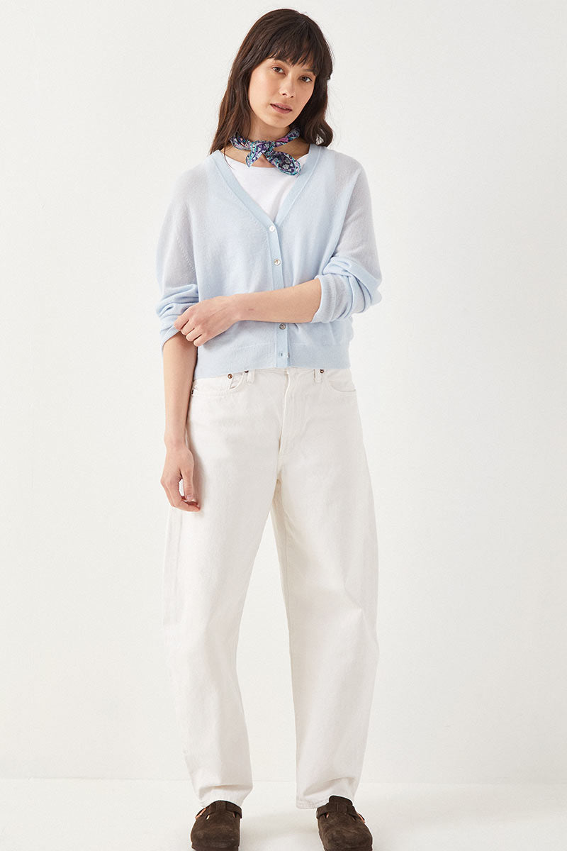 Edie Knit Cardigan Blue