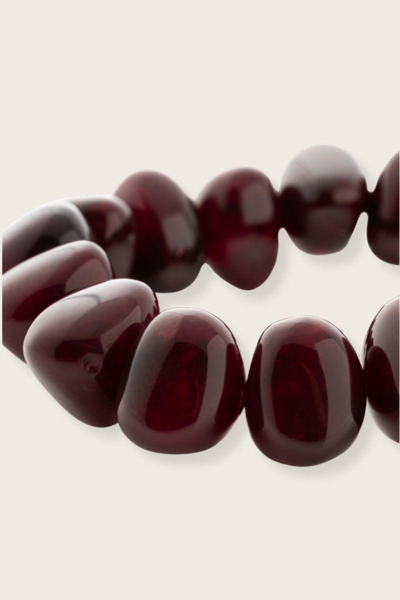 Stone Flex Bordeaux Marble Bracelet