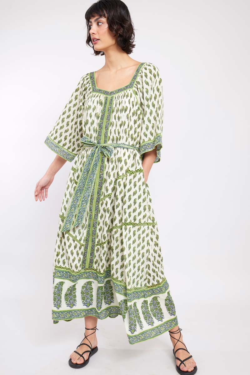 Harriet Green Organic Cotton Belted Dress