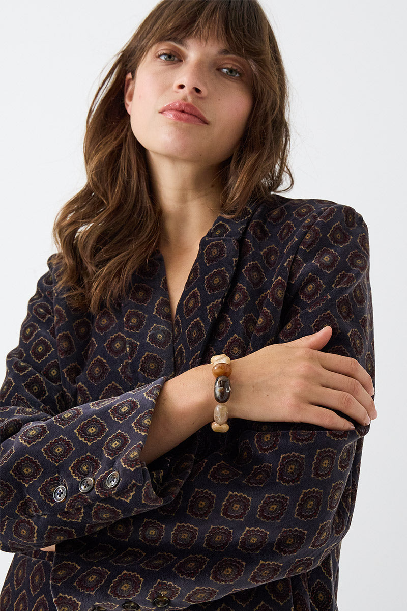 Creme Brulee Marble Bracelet