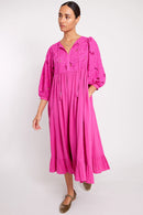 Adele Pink BCI Cotton Dress