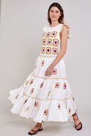 Billie Crochet Ivory Cotton Dress