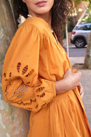 Brigetta Saffron Organic Cotton Dress
