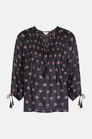 EAST Carine Pintuck Blouse Front