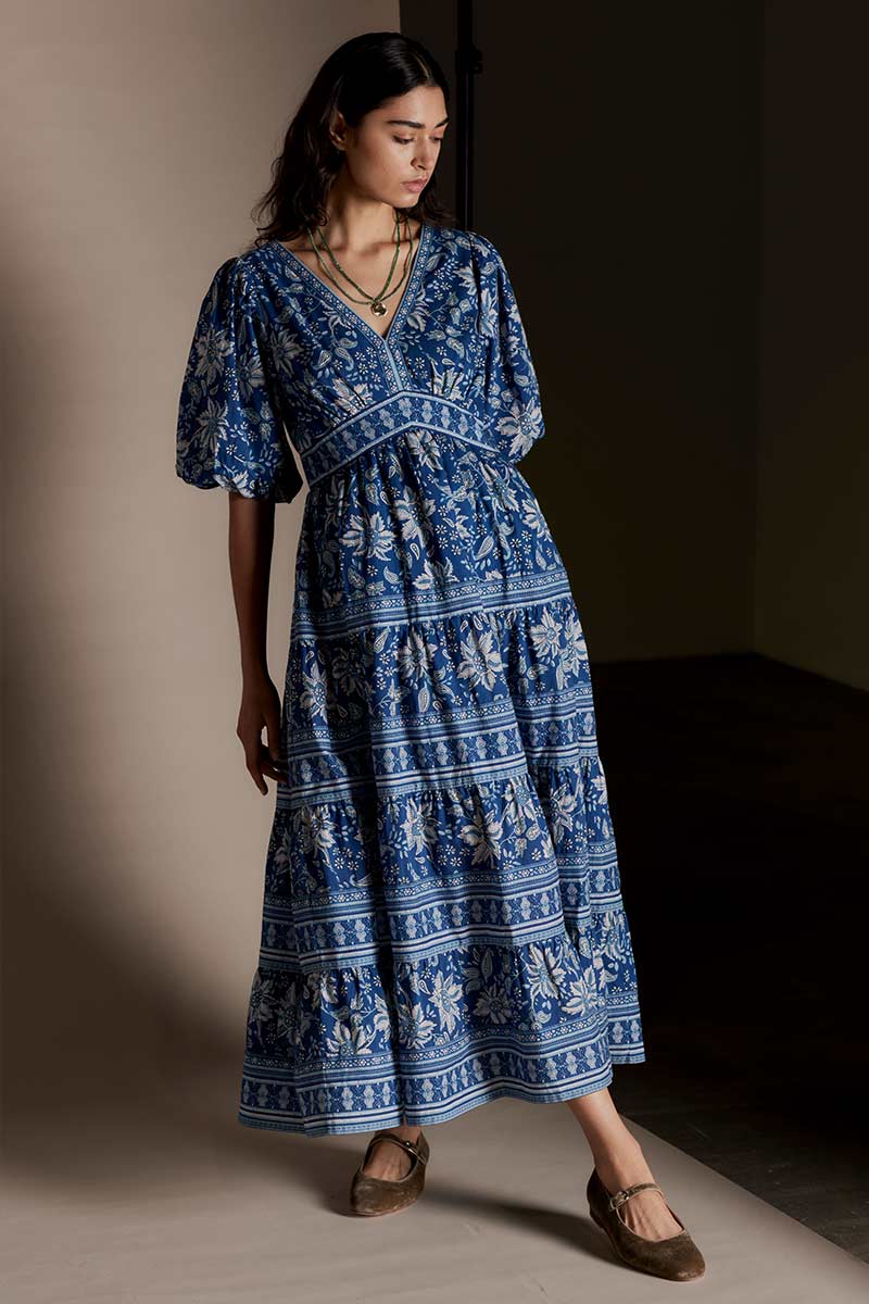 Ezri Print Organic Cotton Dress
