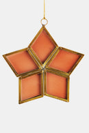 Hanging Glass Star Ornament