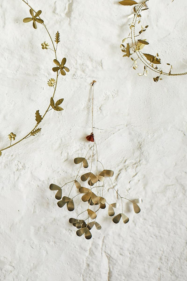 Hanging Iron Mistletoe Decoration