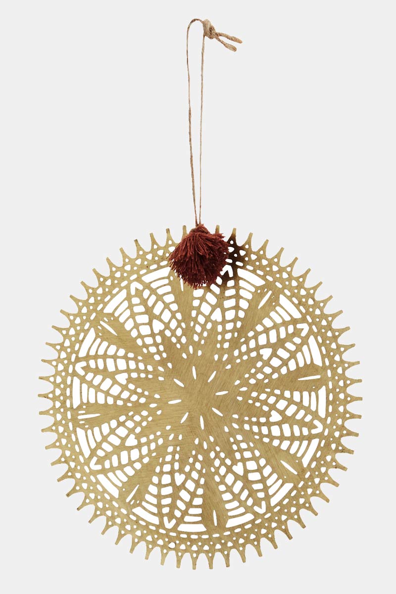 Hanging iron ornament