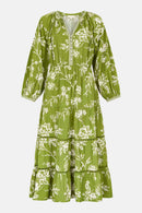 Philomena Matcha Organic Cotton Dress