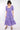 Stella Purple Organic Cotton Batik Dress