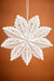 White Paper Snowflake Decoration